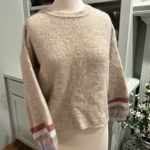 Boden fluffy stripe sweater